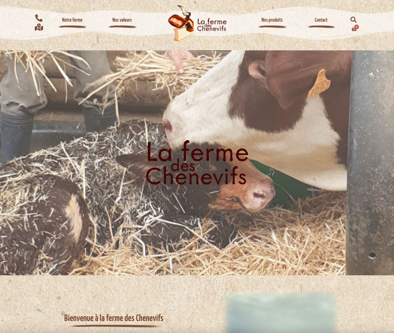 La Ferme des Chenevifs, vente à la ferme, commande et paiement en ligne, retrait à la ferme à Saint-Laurent en Haute-Savoie